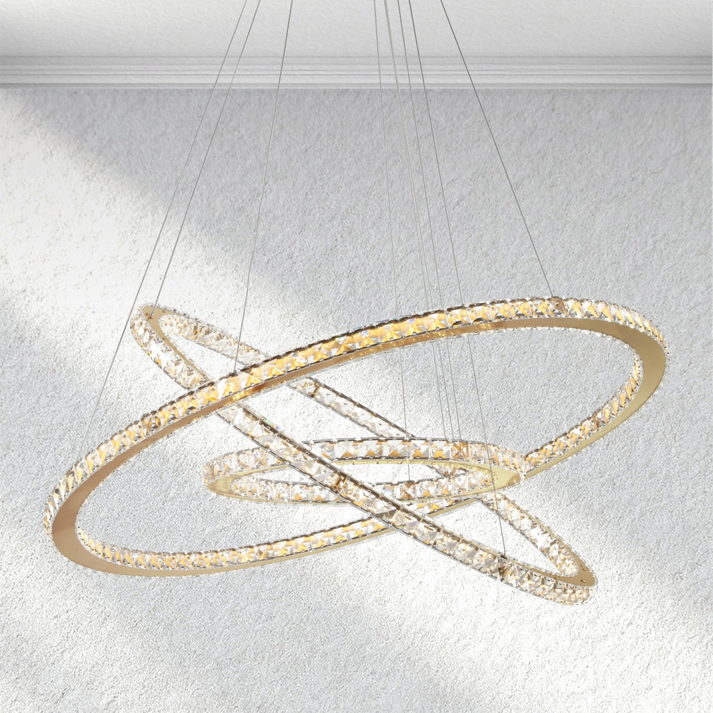 Lumahausco Lumevia 3-Round Chandelier
