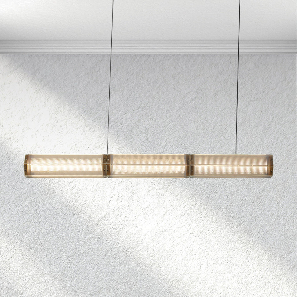 Lumahausco Sunleaf Linear Chandelier