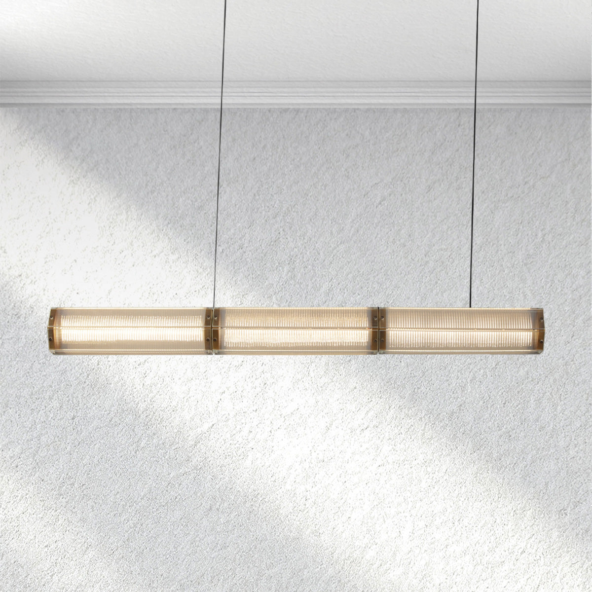 Lumahausco Sunleaf Linear Chandelier