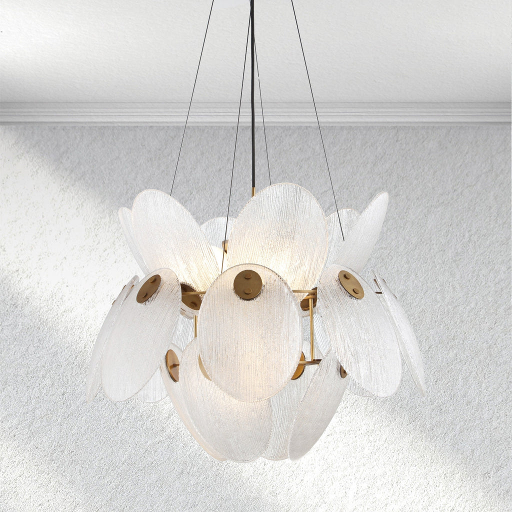 Lumahausco Snow Chandelier