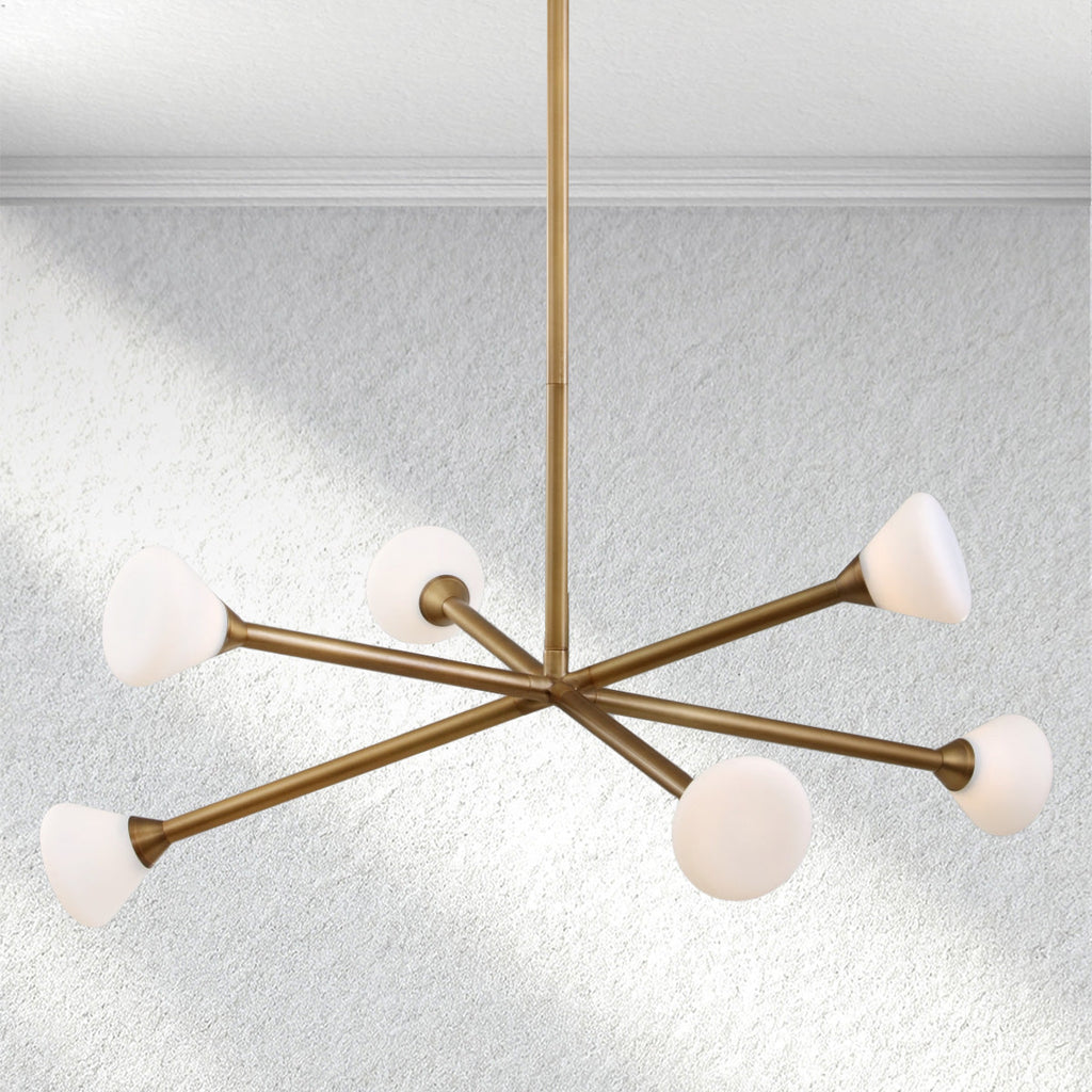 Lumahausco Opaline Chandelier