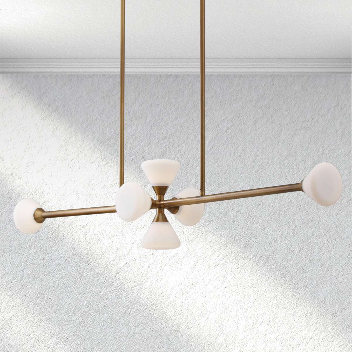 Lumahauscc Opaline Linear Chandelier