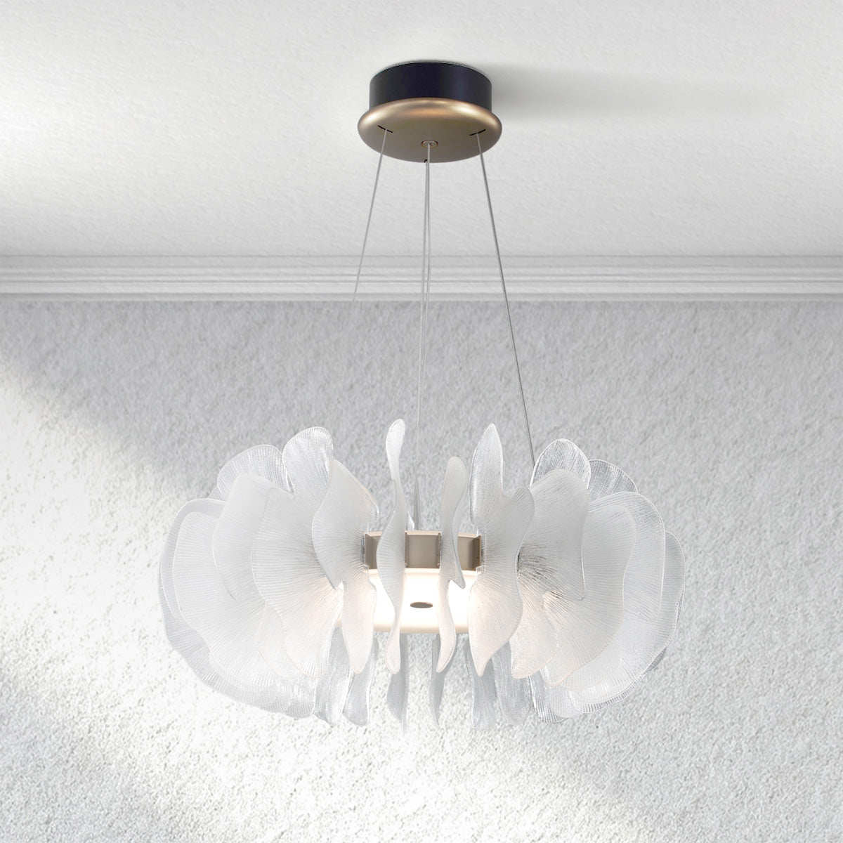 Lumahausco Jellyfish Round Chandelier