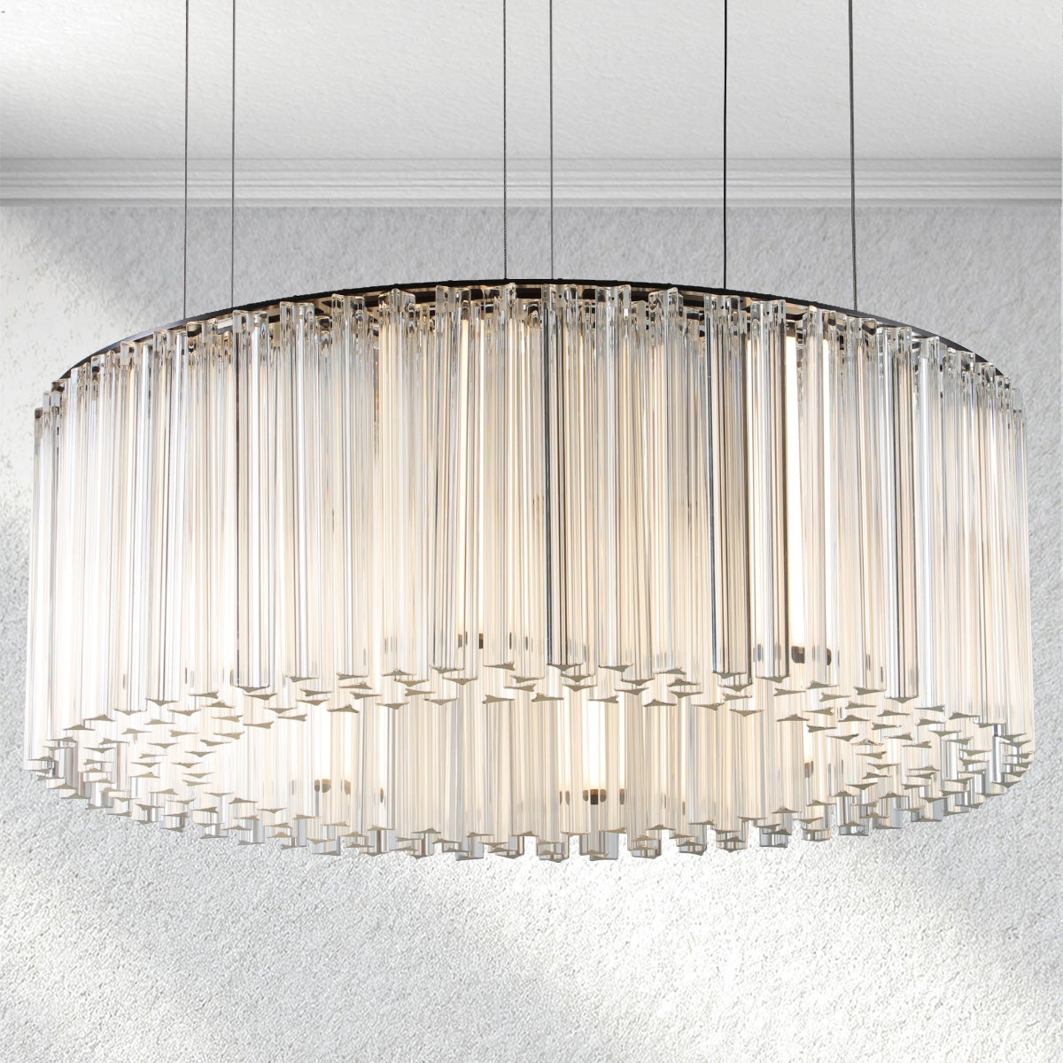 Lumahauscc Rainfall Round Chandelier
